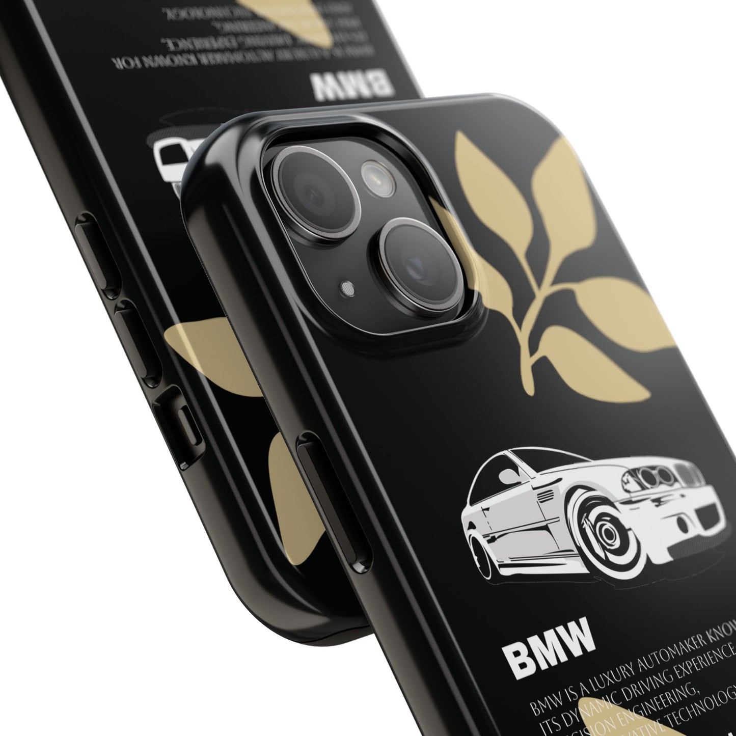 Black BMW phone case