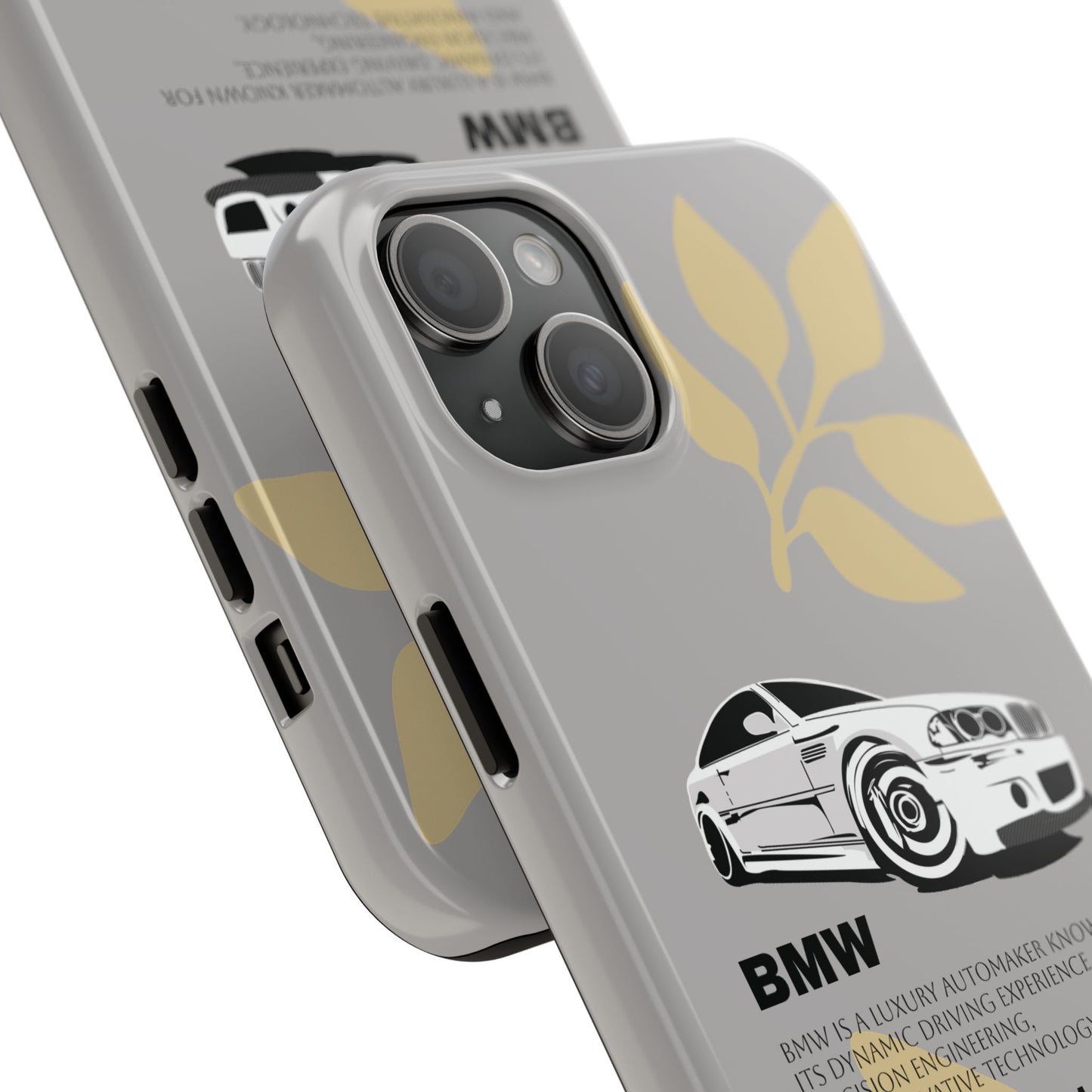 Grey BMW phone case