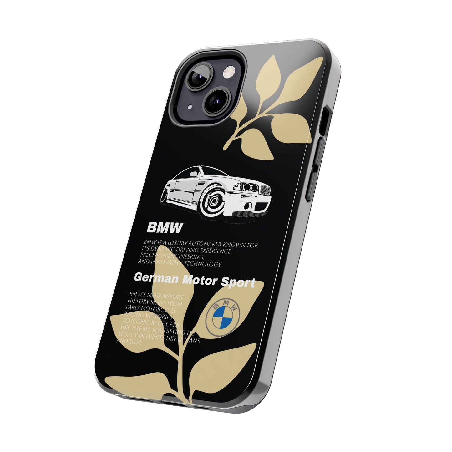 Black BMW phone case