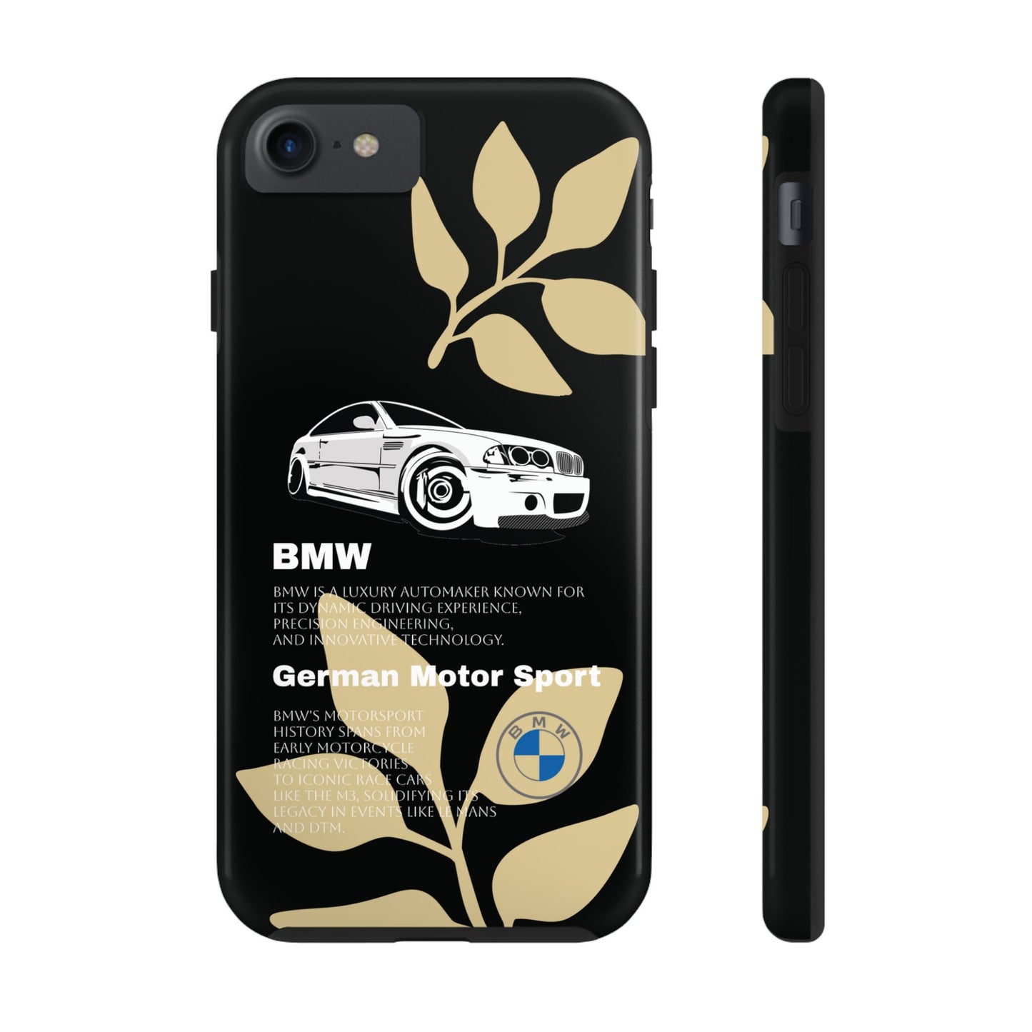 Black BMW phone case