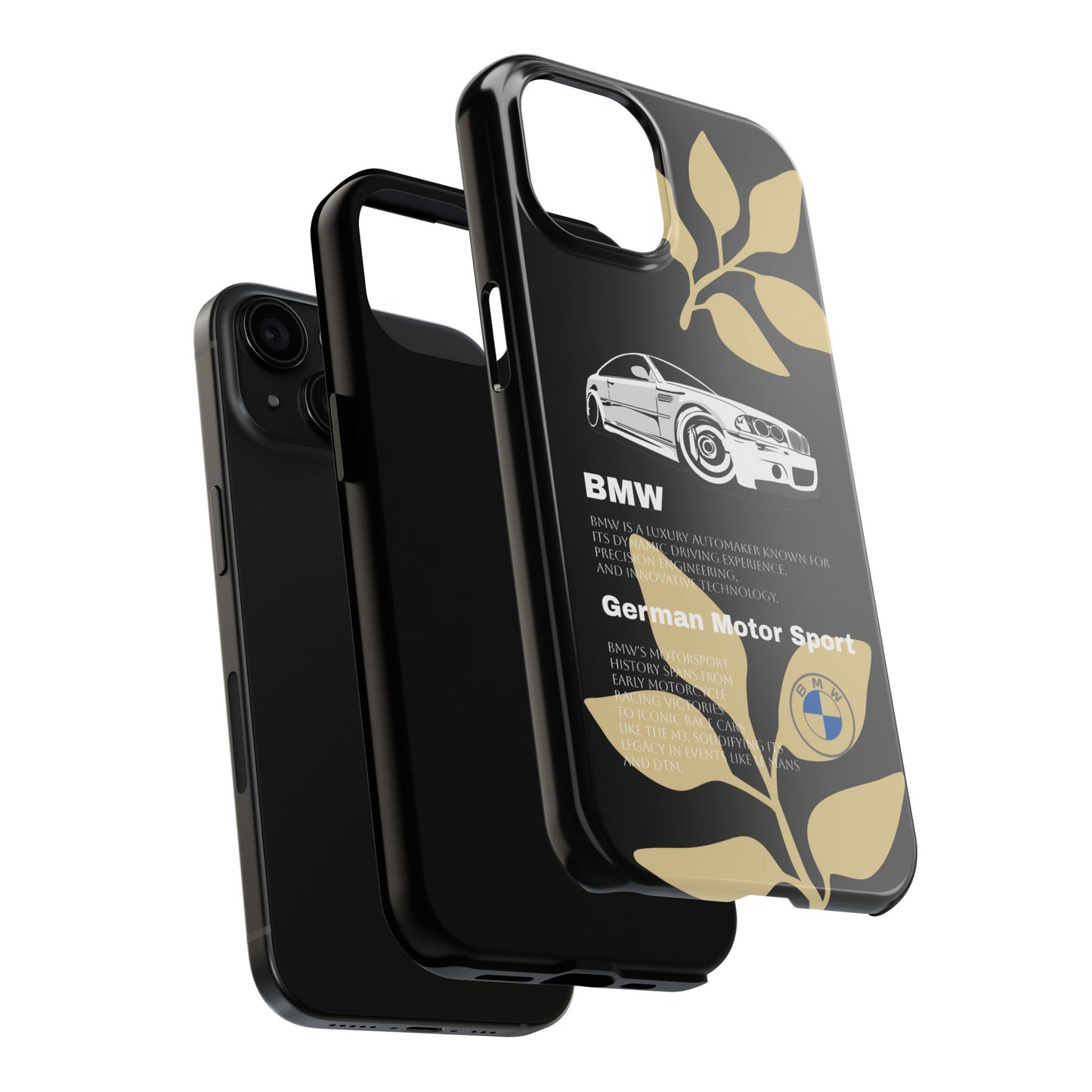 Black BMW phone case