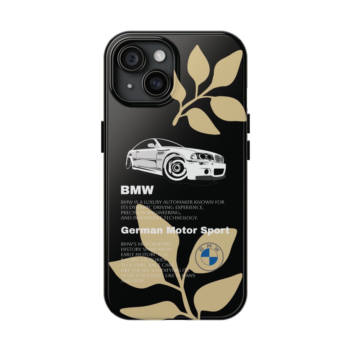 Black BMW phone case